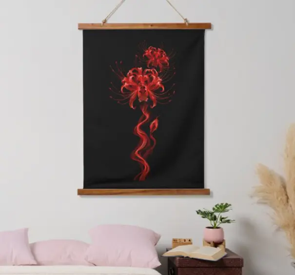 Mockup Lis Araignée Rouge