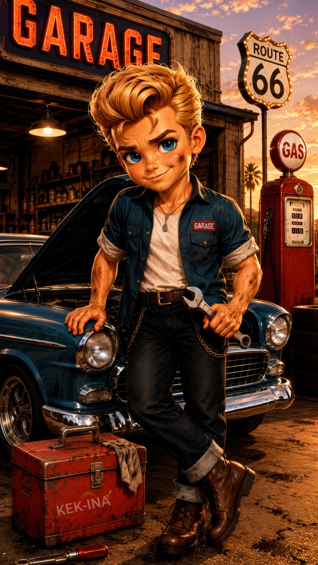 Wallpaper Dean portrait