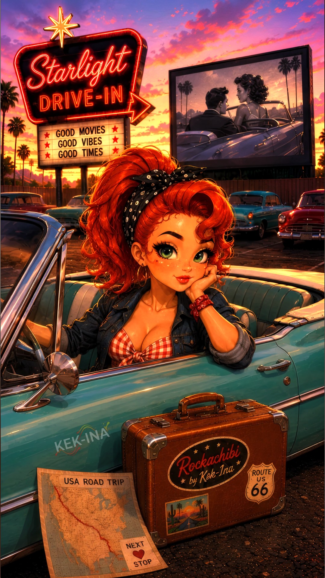 Wallpaper Ginger portrait