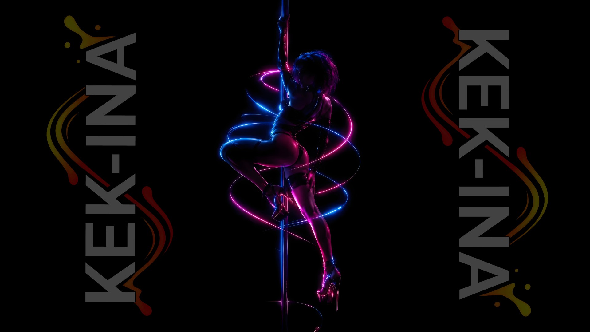 Wallpaper Danseuse paysage