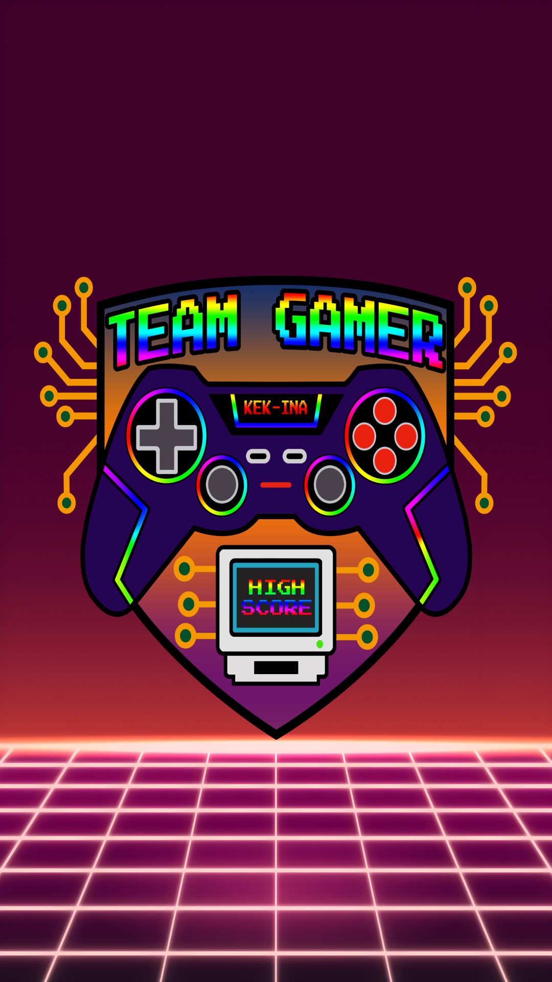 Wallpaper Team Gamer portrait